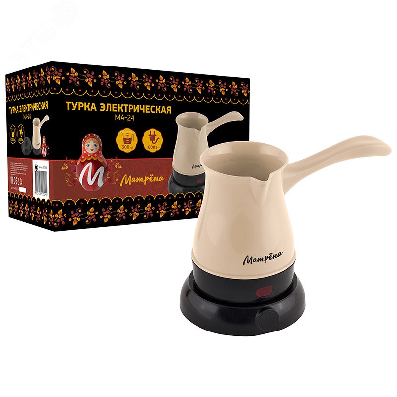 Турка электрическая МА-24 на 600 Вт, объемом 300 мл