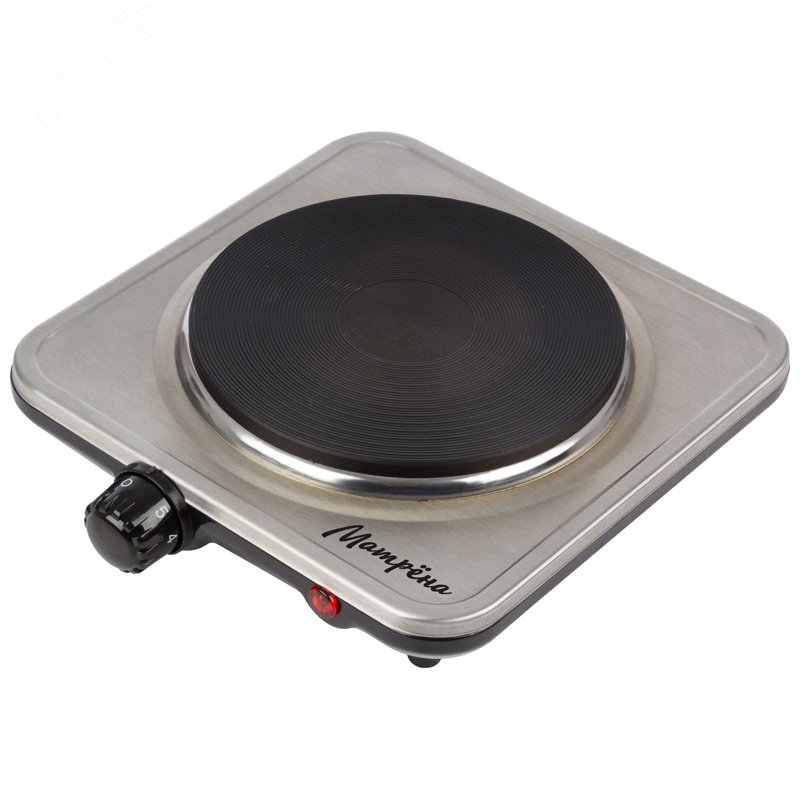 Электроплитка МА-061, нагревательная плита, цвет сталь