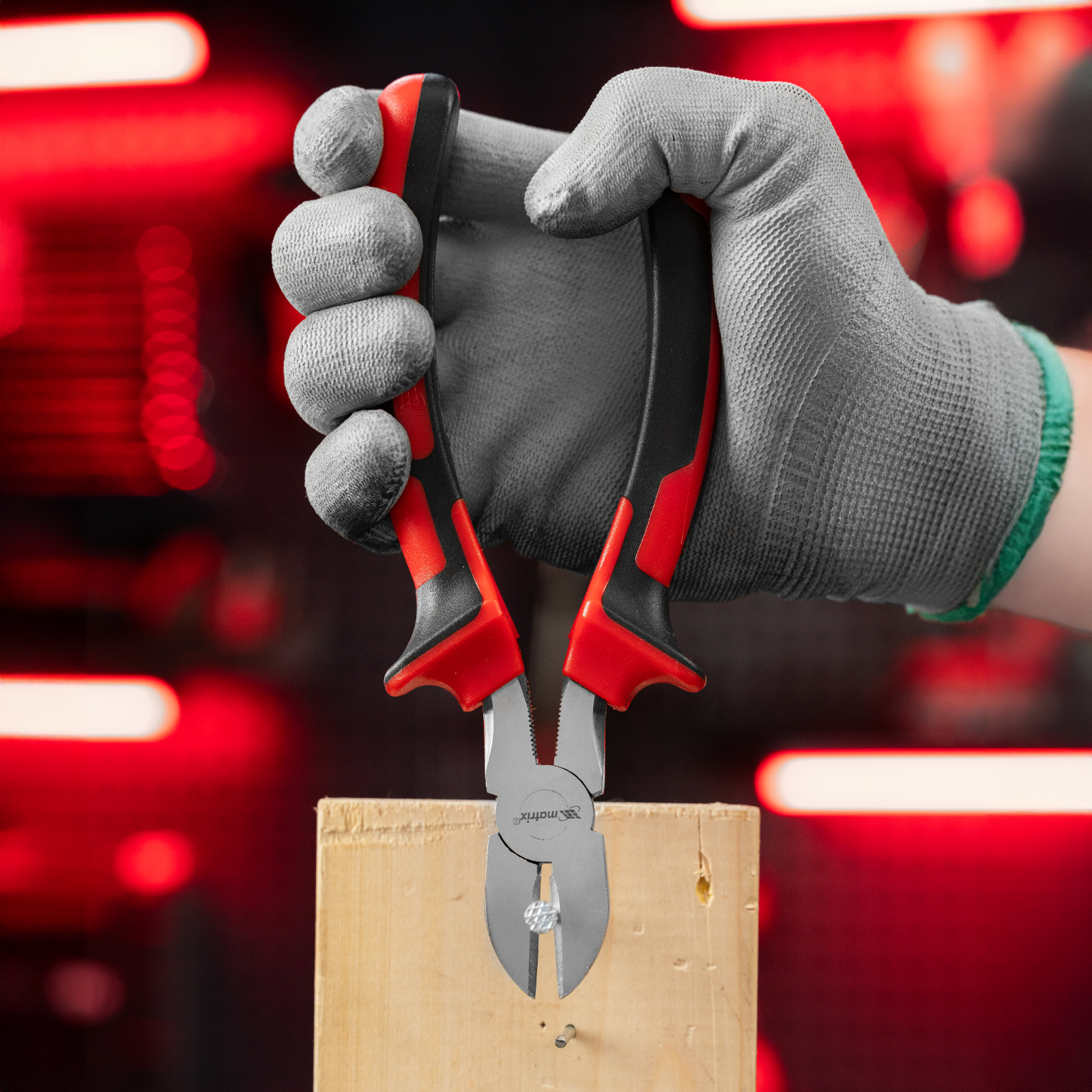 Бокорезы Nickel, 200 мм, никелированные, двухкомпонентные рукоятки Matrix