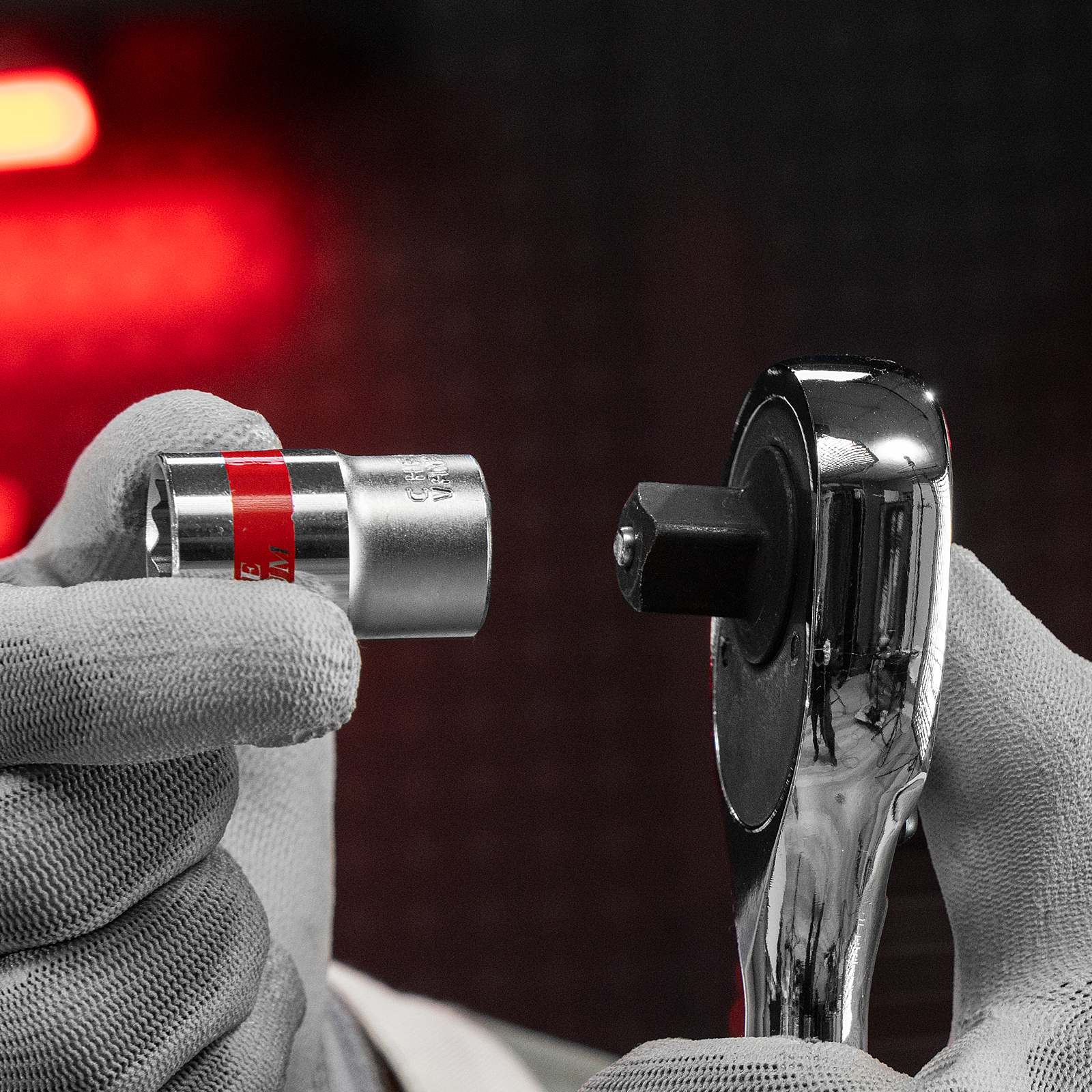 Набор торцевых головок, 1/2", 12 гранные, CrV, 10-24мм, 10 штук Matrix