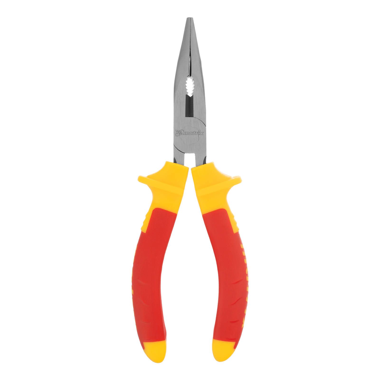 Длинногубцы изогнутые Insulated, 160 мм, двухкомпонентные рукоятки Matrix Professional