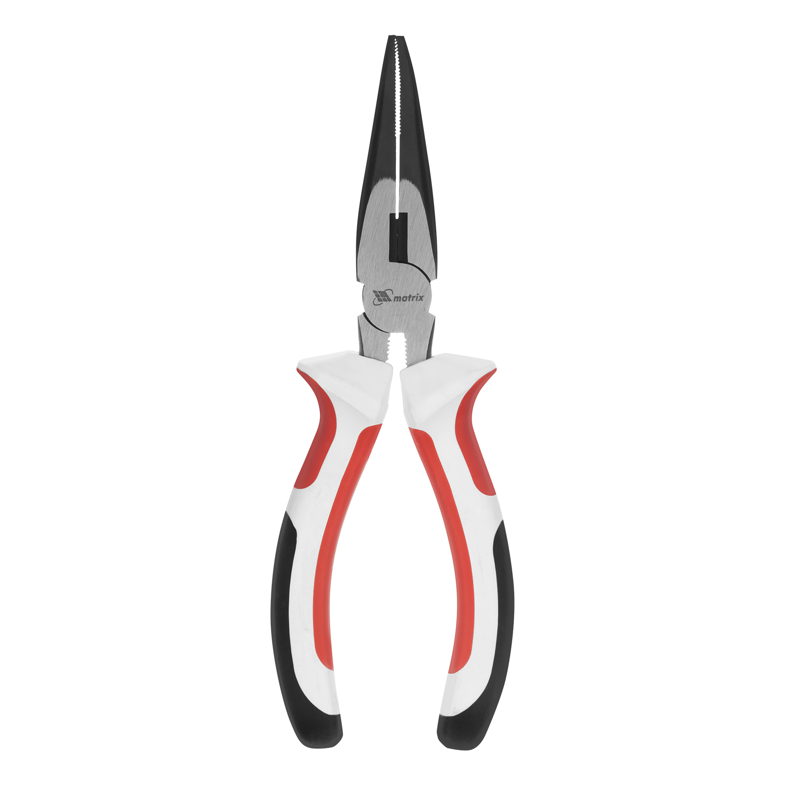 Длинногубцы прямые Premium, 160 мм, трехкомпонентные рукоятки Matrix