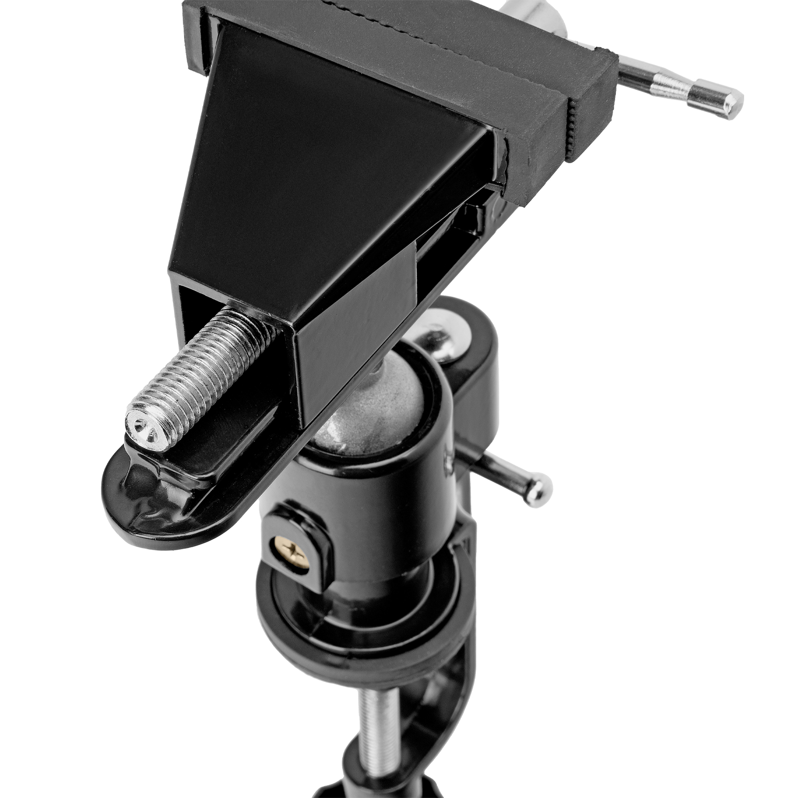 Тиски настольные, многофункциональные, сменная насадка, хомут для дрели, шарнирный механизм, 70 мм Matrix