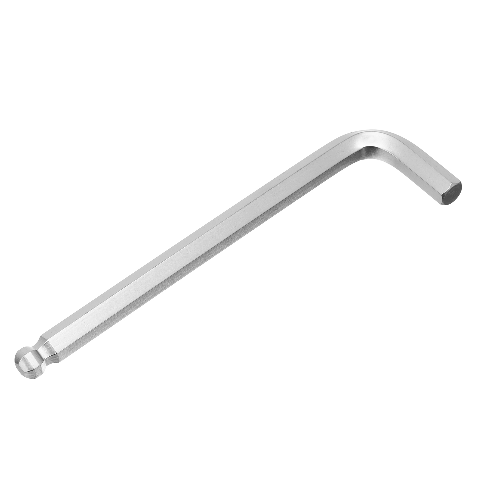 Набор ключей имбусовых HEX, 1.5-12 мм, CrV, 10 шт, удлиненных, шарообразный наконечник, с сатинированным покрытием, чехол Matrix