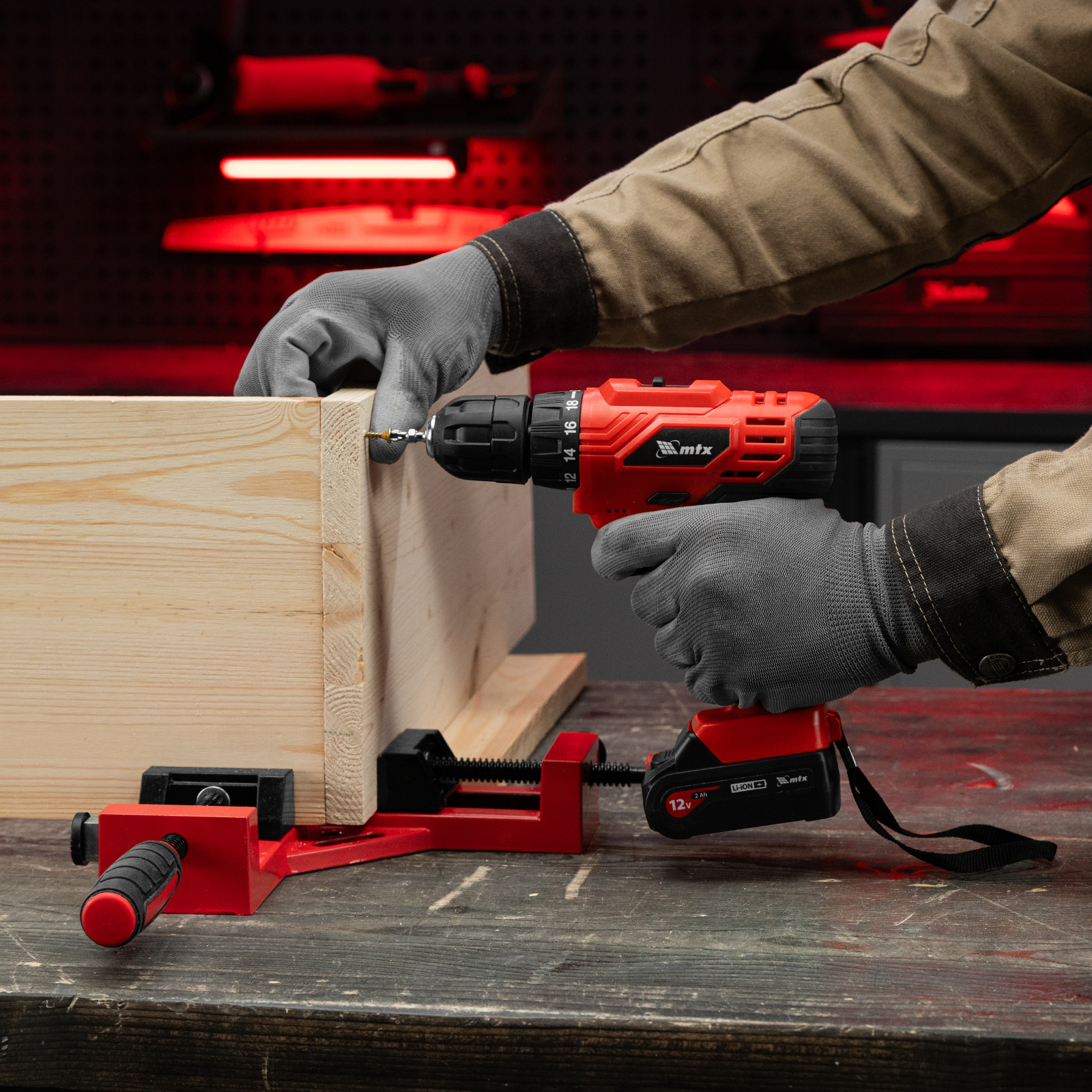 Струбцина угловая, быстрозажимная, 65/65 мм, двухкомпонентные обрезиненные рукоятки Matrix