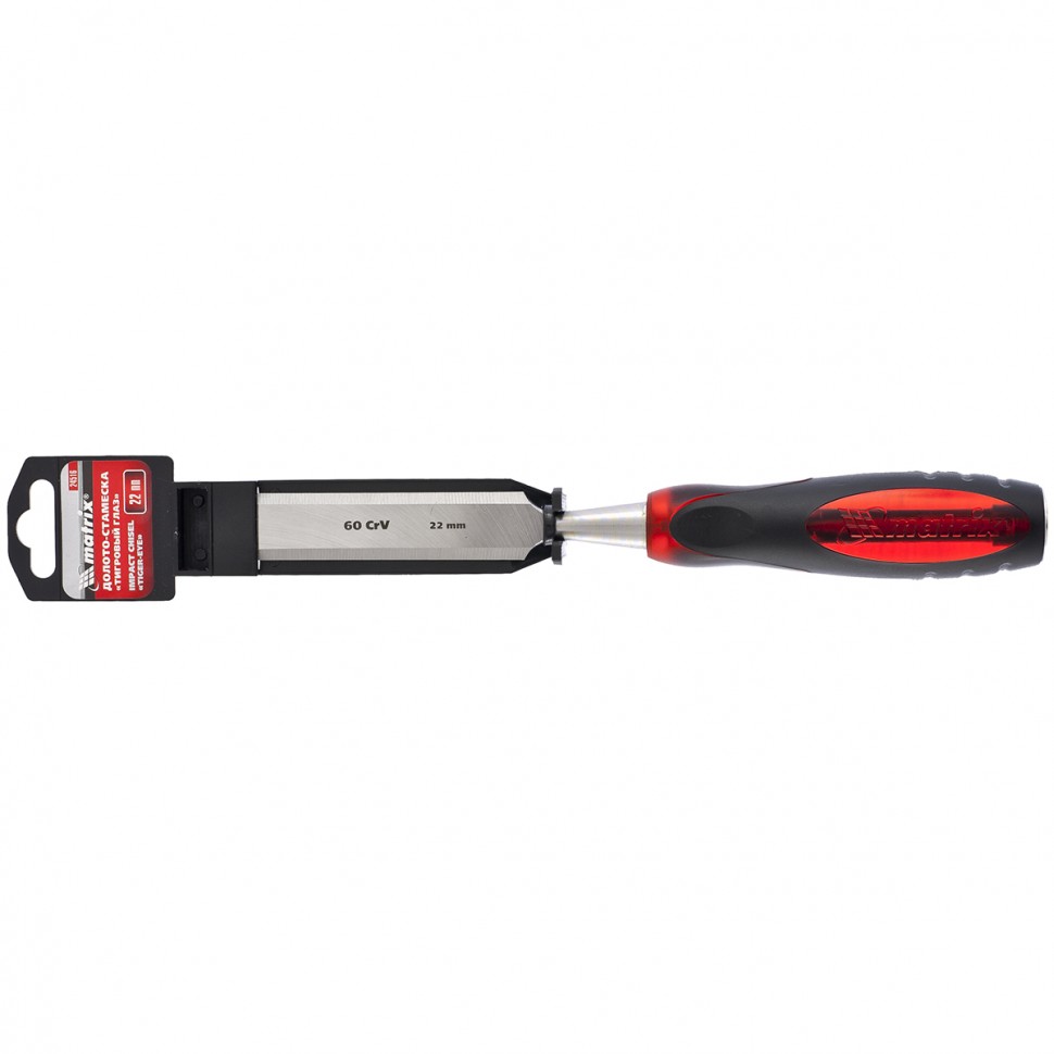 Долото-стамеска "Тигровый глаз", 22 мм, двухкомпонентная обрезиненная рукоятка Matrix