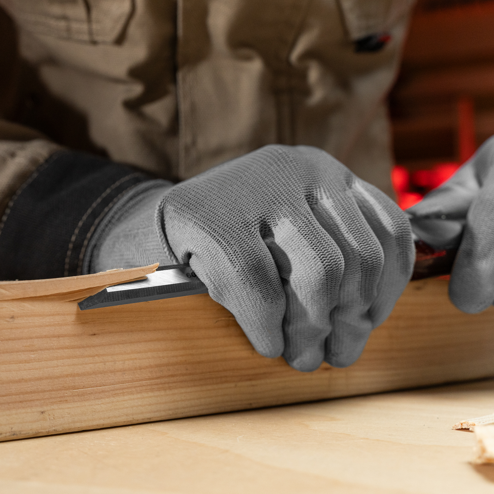 Набор долот-стамесок плоских "Тигровый глаз", 4 шт, 6-12-18-24 мм Matrix