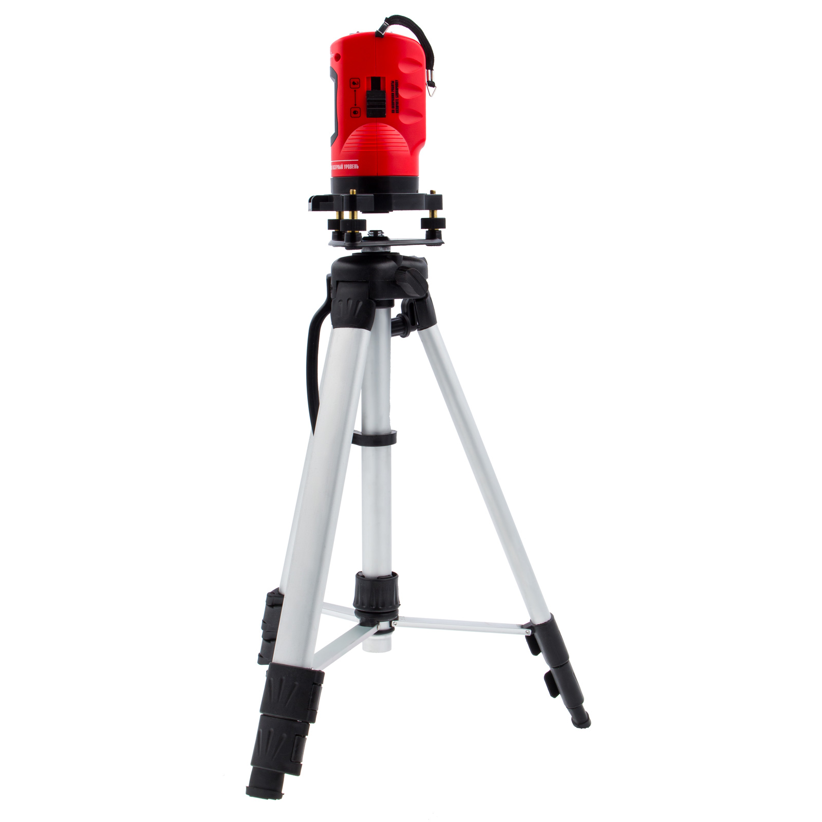 Лазерный уровень самовыравнивающийся, 150 мм, штатив 1150 мм, набор в пластиковом кейсе Matrix