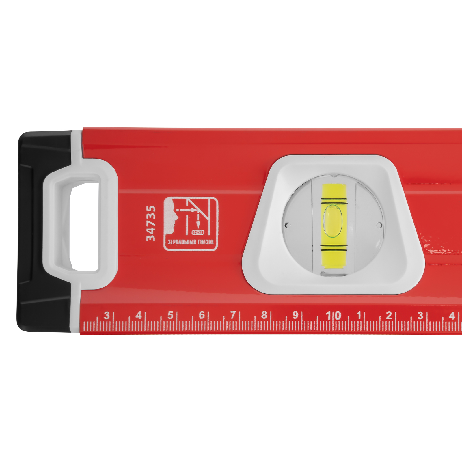 Уровень алюминиевый, магнит, фрезерованный, 3 глазка (1 зеркальный) двухкомпонентные рукоятки, 1500 мм Matrix