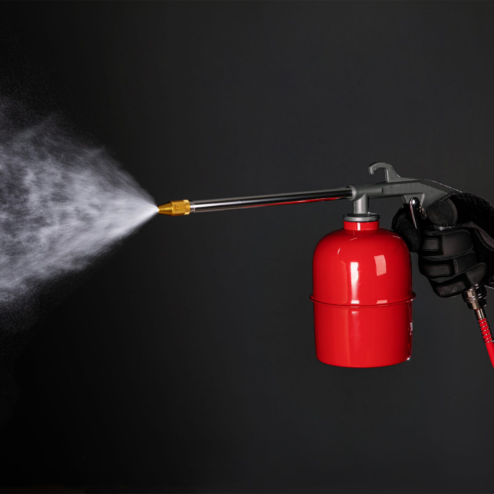 Набор пневмоинструмента, 5 предметов, быстросъемное соединение, краскораспылитель с нижним бачком Matrix