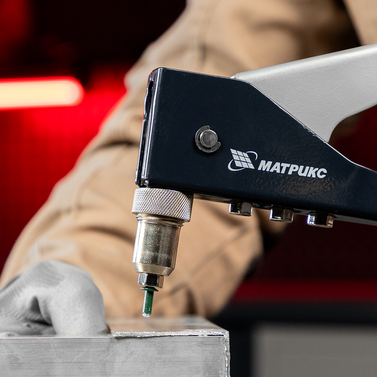 Заклепки 4.0 х 10 мм RAL 6005, темно-зеленые, 50 шт Matrix