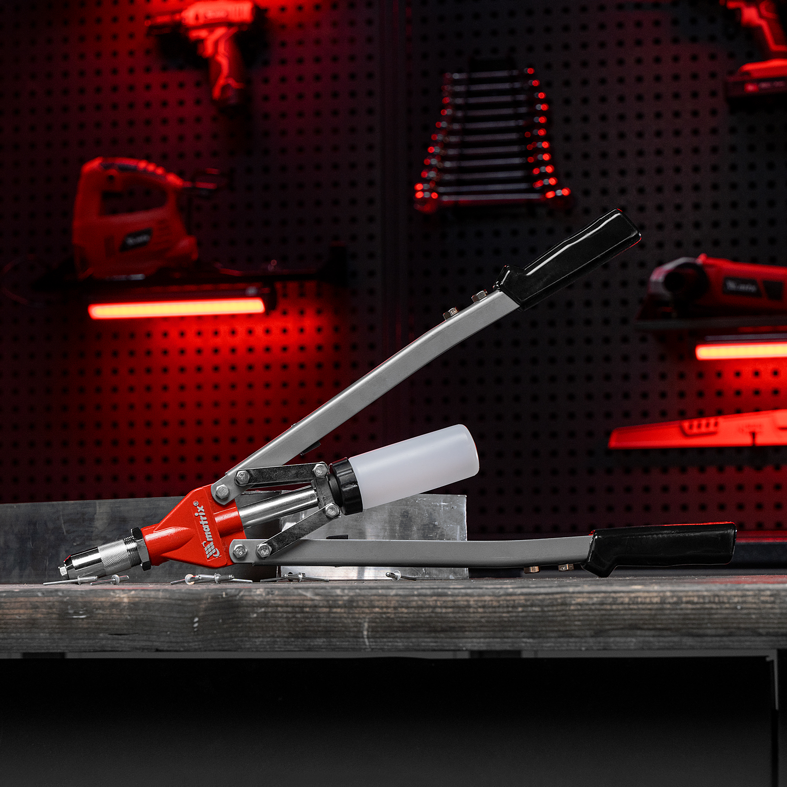 Заклепочник двуручный, для заклепок 3.2-4.0-4.8-6-6,4 мм Matrix Professional