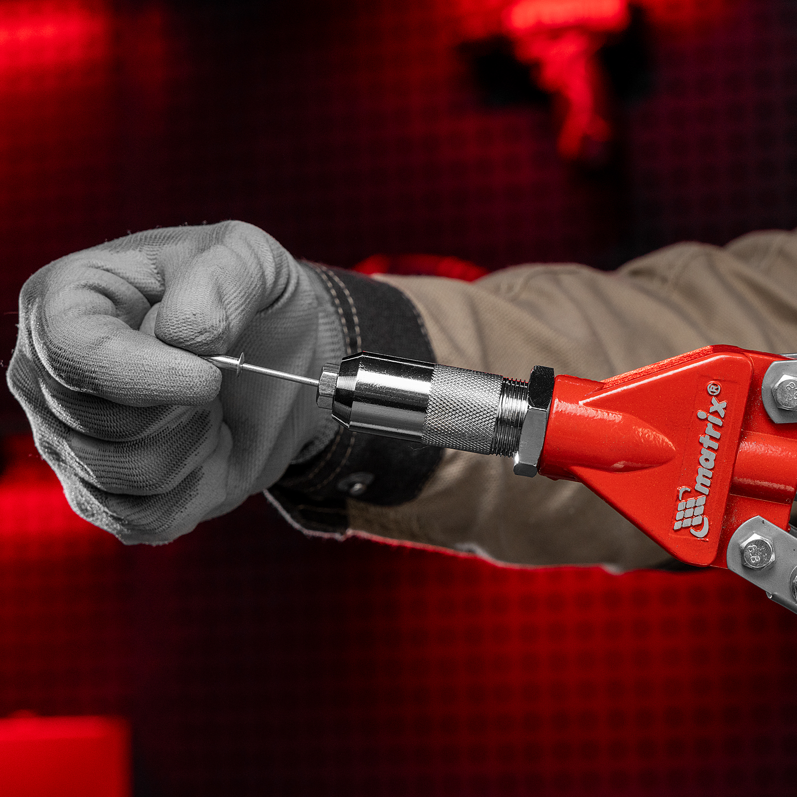 Заклепочник двуручный, для заклепок 3.2-4.0-4.8-6-6,4 мм Matrix Professional