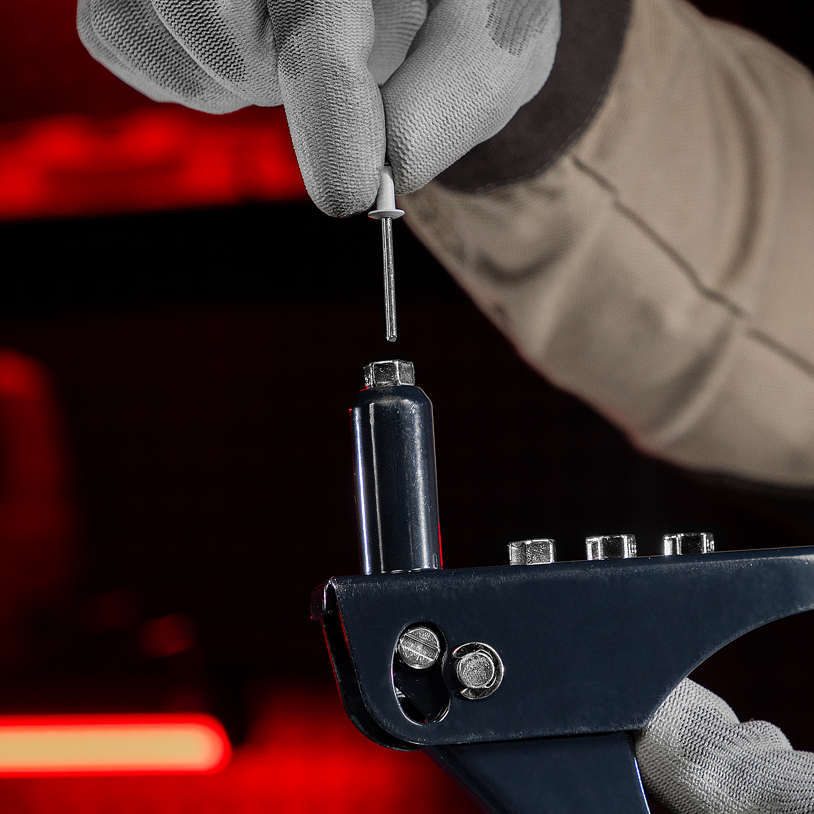 Заклепочник, 225 мм, заклепки 2.4-3.2-4.0-4.8 мм Матрикс