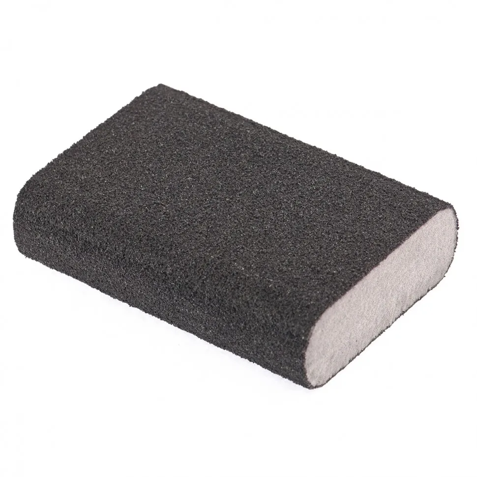 Губка для шлифования, 100 х 70 х 25 мм, овал, твердая, P 40 Matrix