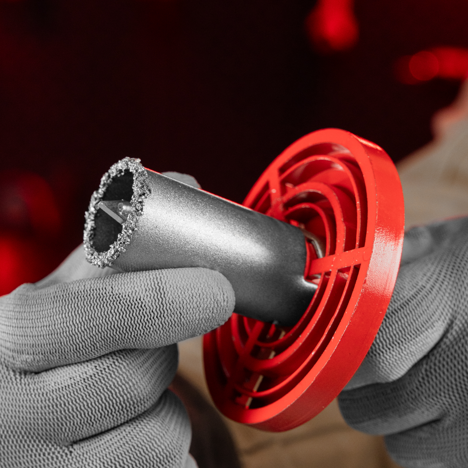 Набор коронок по керамической плитке, 33-53-67-73 мм, шестигранный хвостовик Matrix