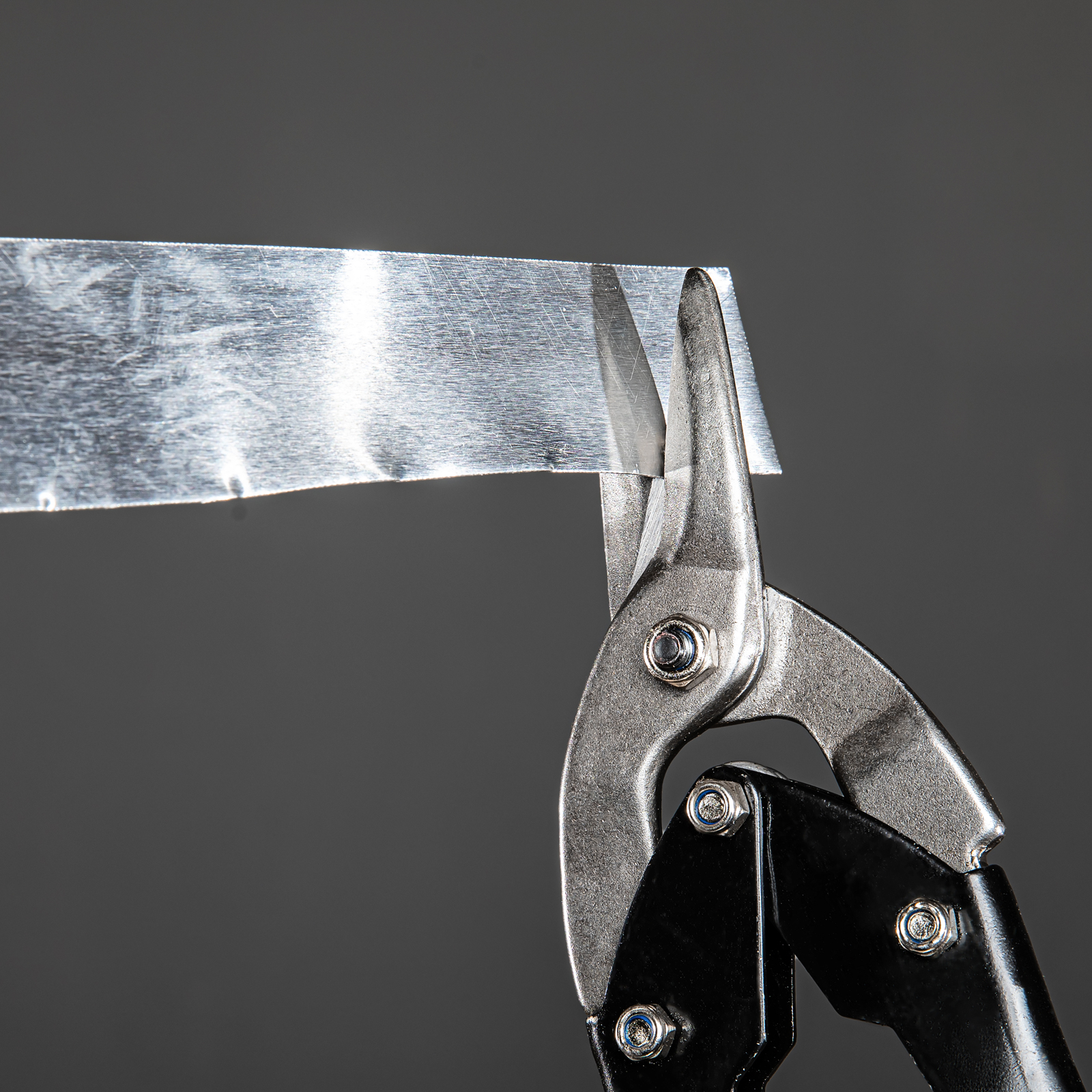 Ножницы по металлу, 250 мм, правые, обрезиненные рукоятки Matrix