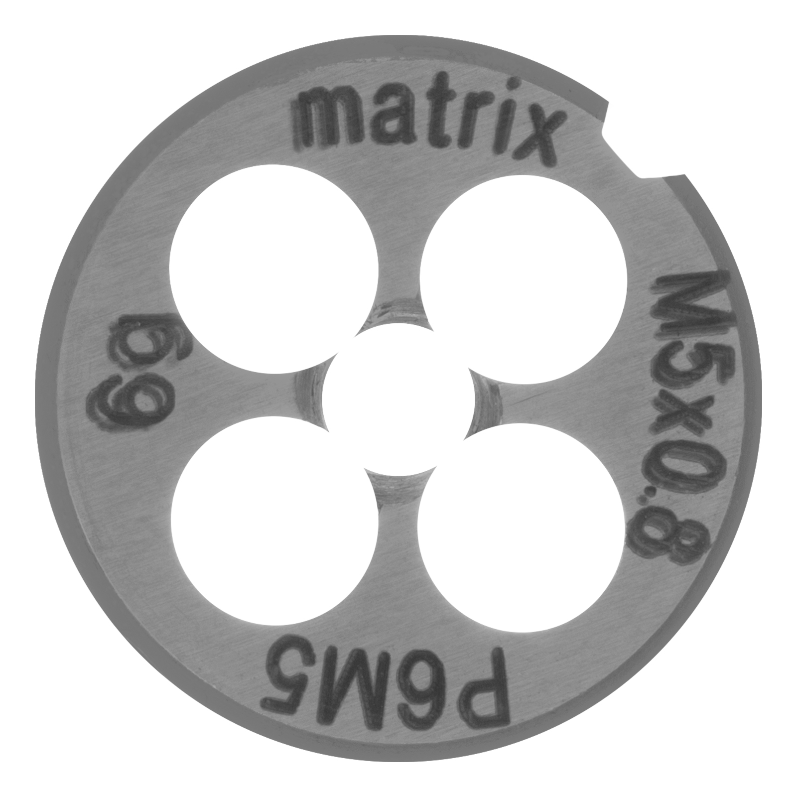 Плашка М5 х 0.8 мм, Р6М5 Matrix
