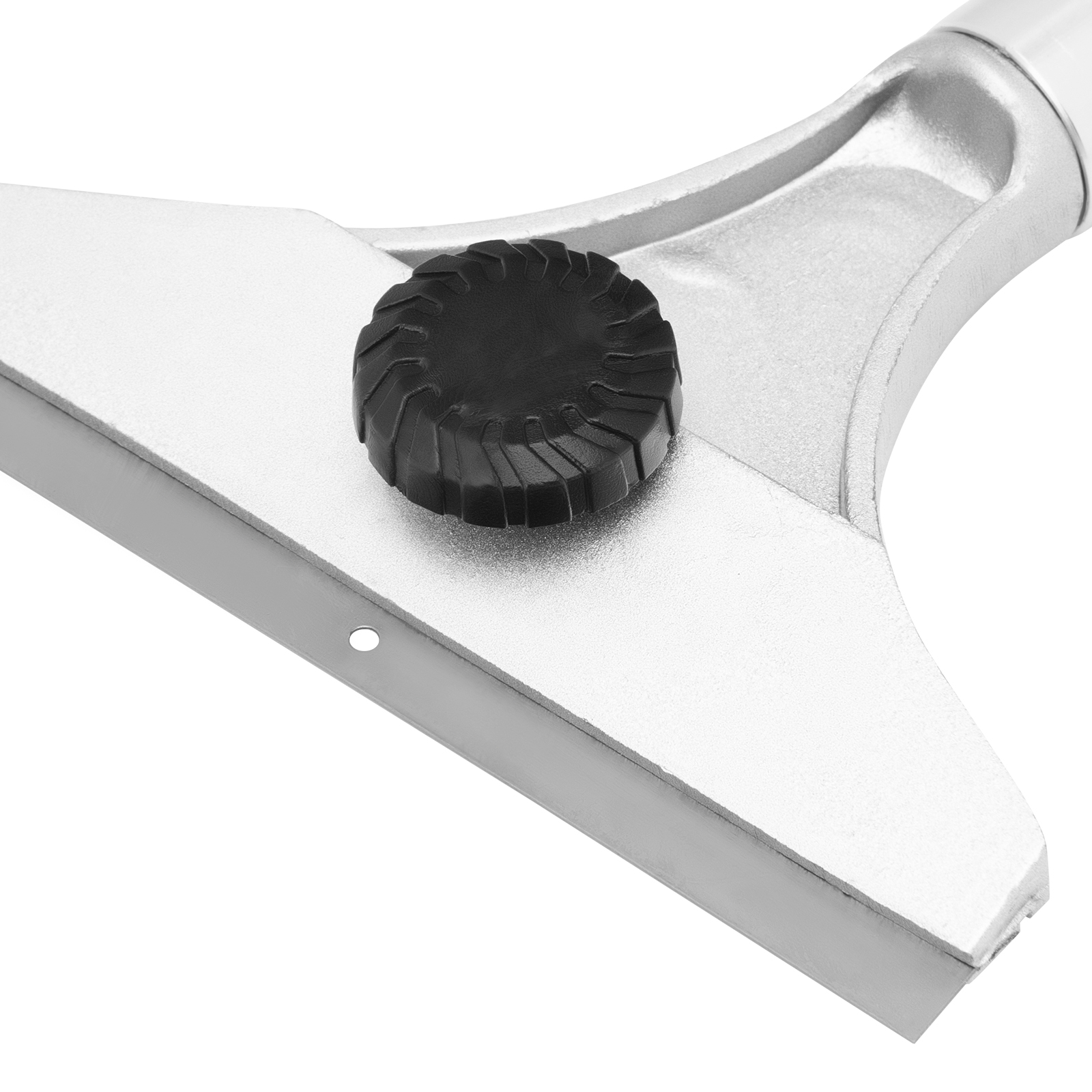 Скребок, 100 мм, фиксированное лезвие, металлическая обрезиненная ручка Matrix