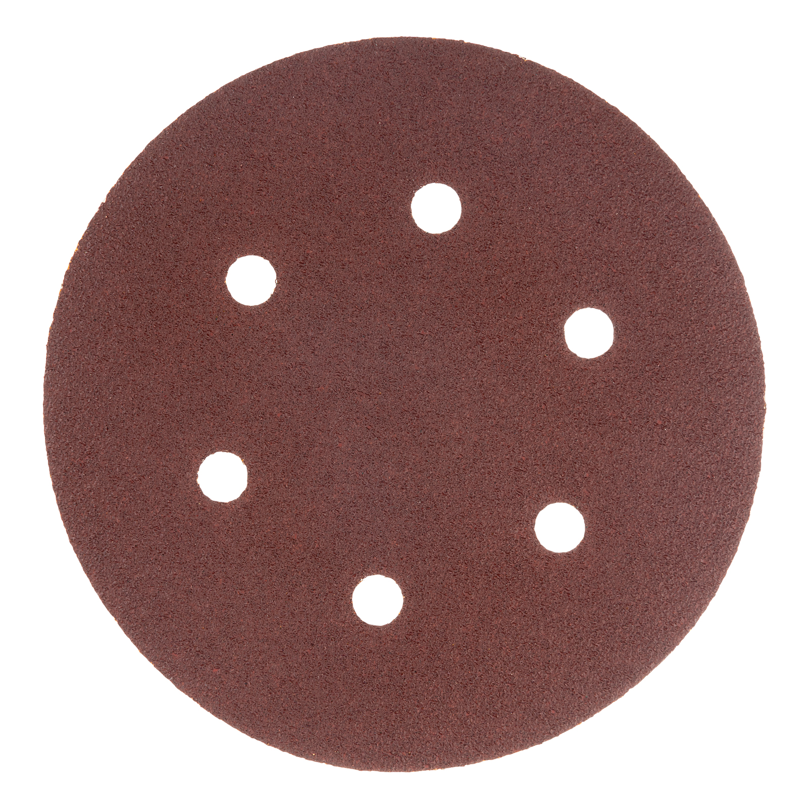 Круг абразивный на ворсовой подложке под "липучку", перфорированный, P 40, 150 мм, 5 шт Matrix