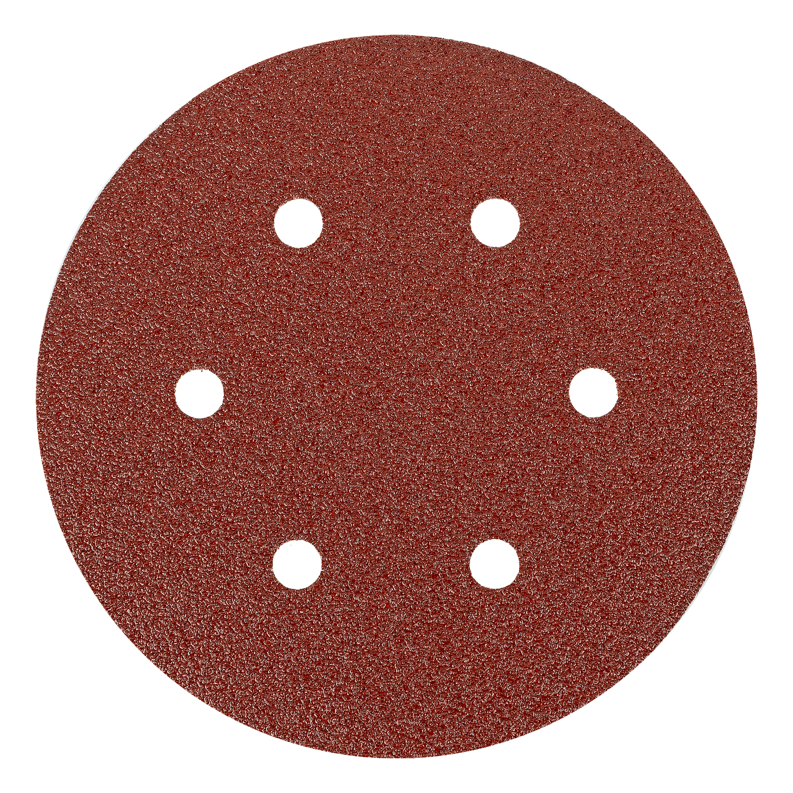Круг абразивный на ворсовой подложке под "липучку", перфорированный, P 60, 150 мм, 5 шт Matrix