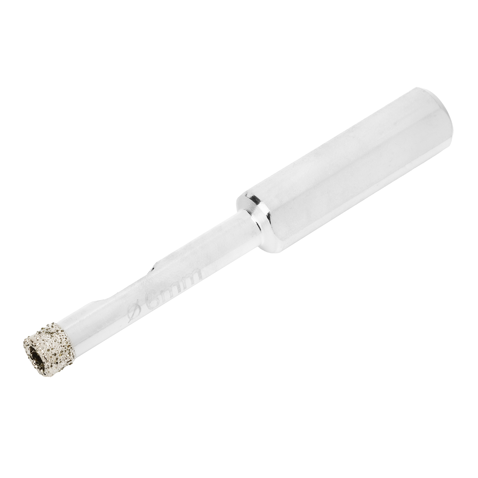 Сверло алмазное по керамограниту, 6 х 67 мм, трехгранный хвостовик, 2 шт Matrix