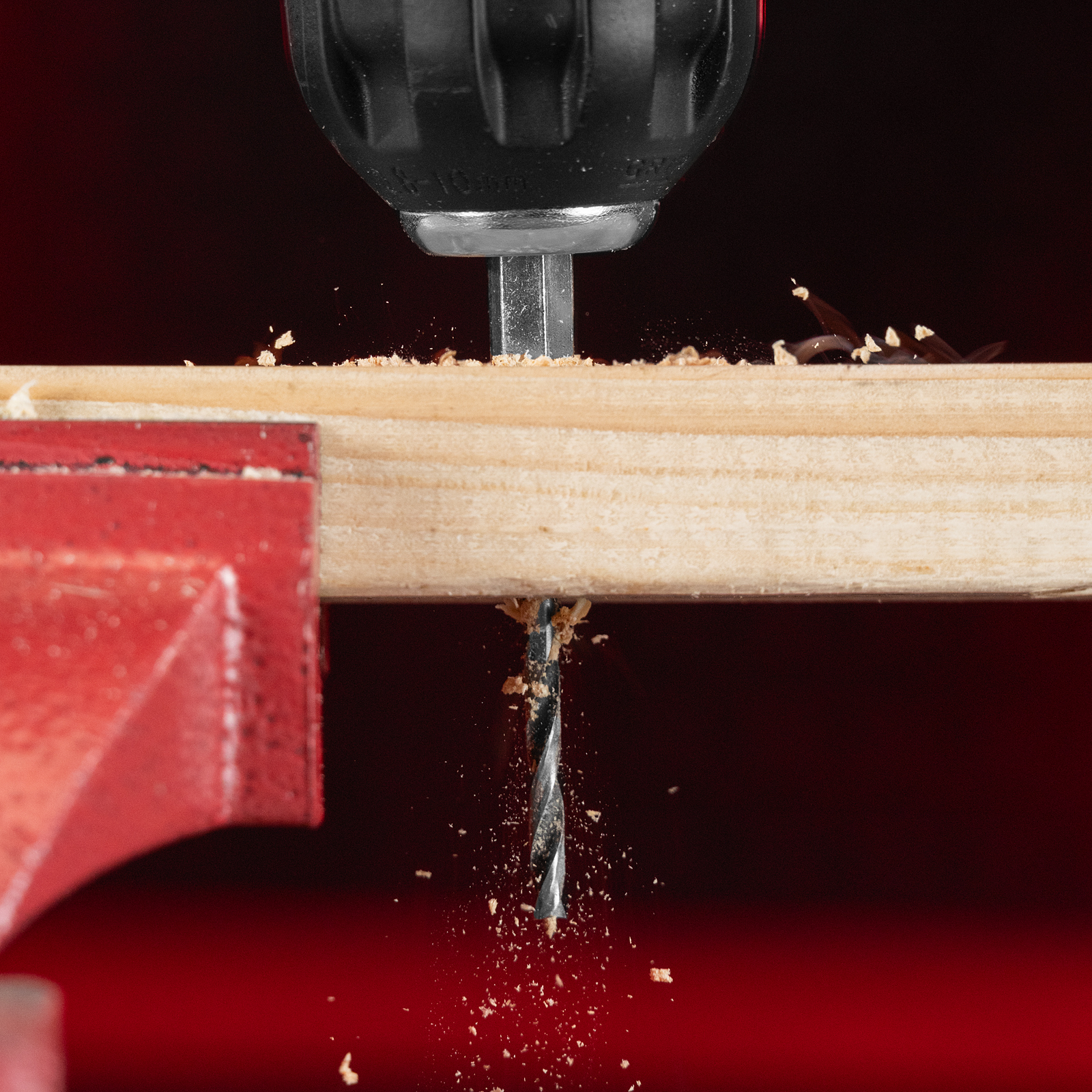 Набор сверл по дереву, 3-4-5-6-7-8-9-10 мм, 8 шт, шестигранный хвостовик, пластиковый кейс, Matrix