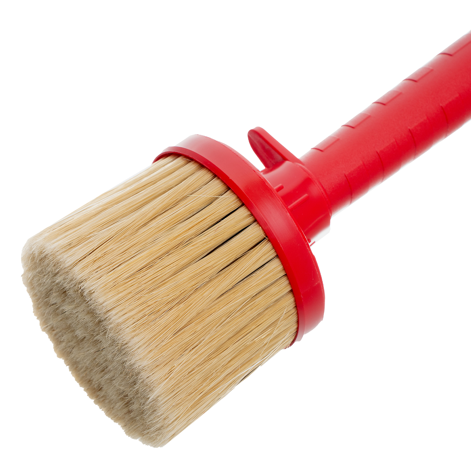 Кисть маховая, КМ 80, натуральная щетина, пластиковый корпус, пластиковая ручка Matrix