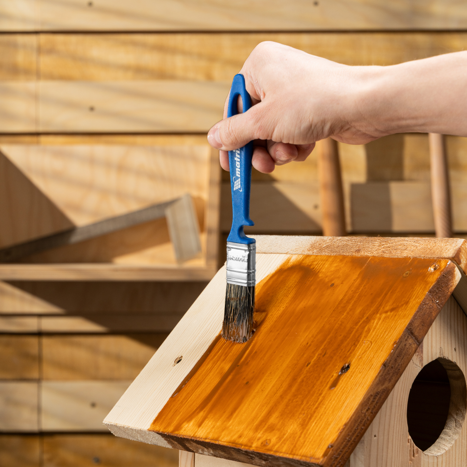 Кисть флейцевая "Водные краски" Color Line  25 x 10 мм Matrix