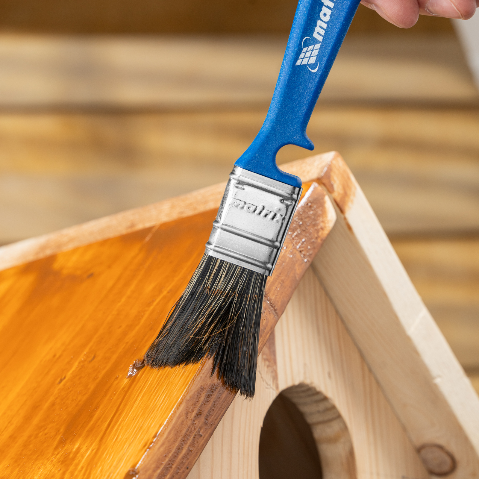 Кисть флейцевая "Водные краски" Color Line  25 x 10 мм Matrix