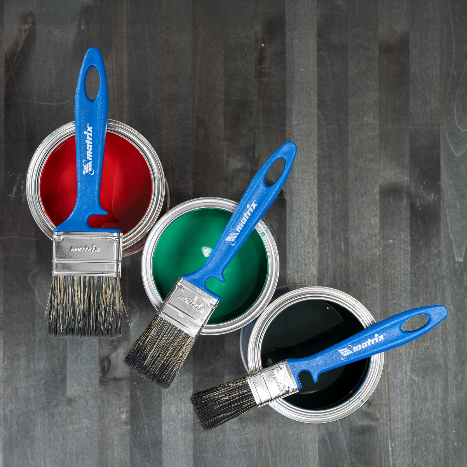 Набор кистей «Водные краски» 25 мм, 35 мм, 50 мм Color Line Matrix