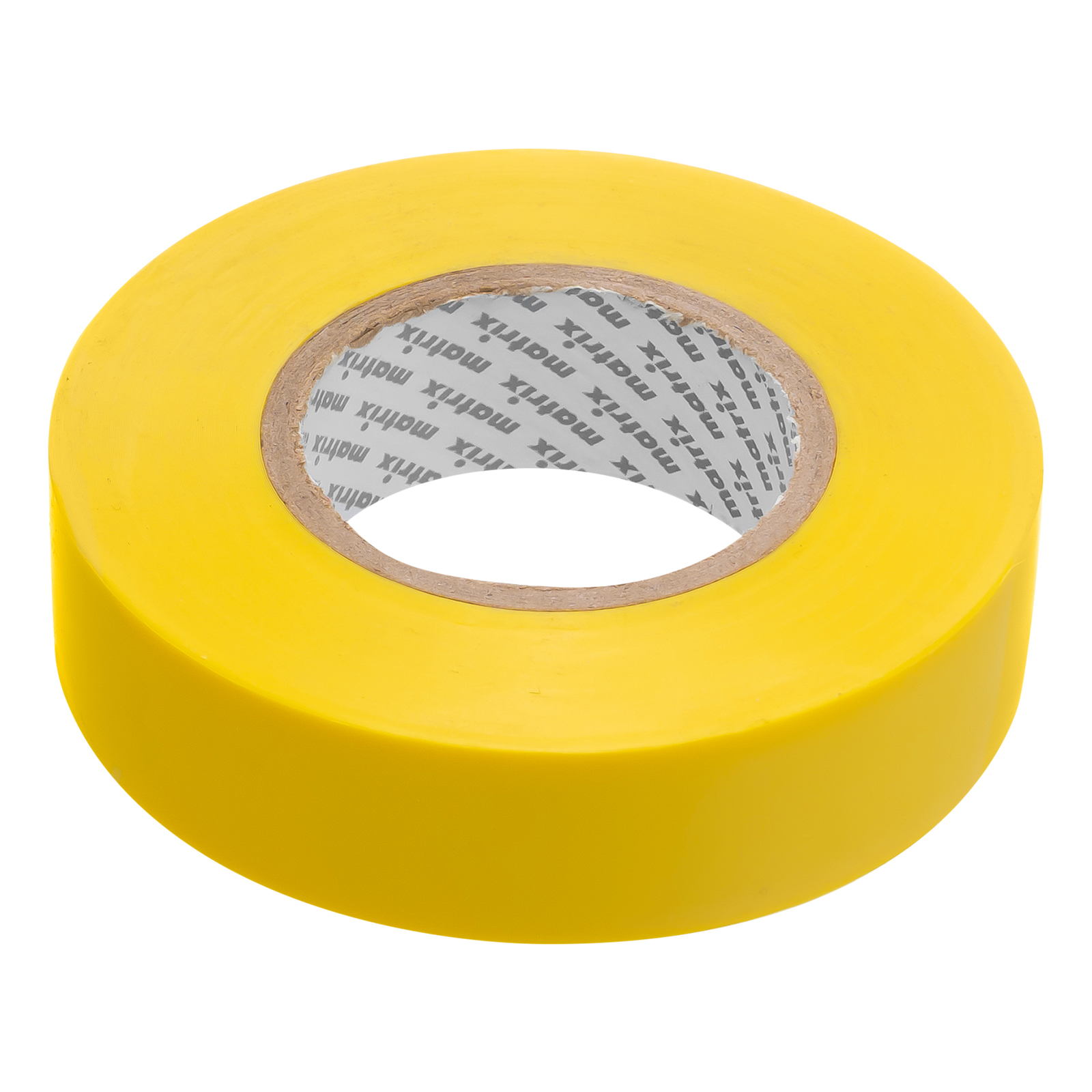 Изолента ПВХ, 19 мм х 20 м, желтая, 150 мкм Matrix