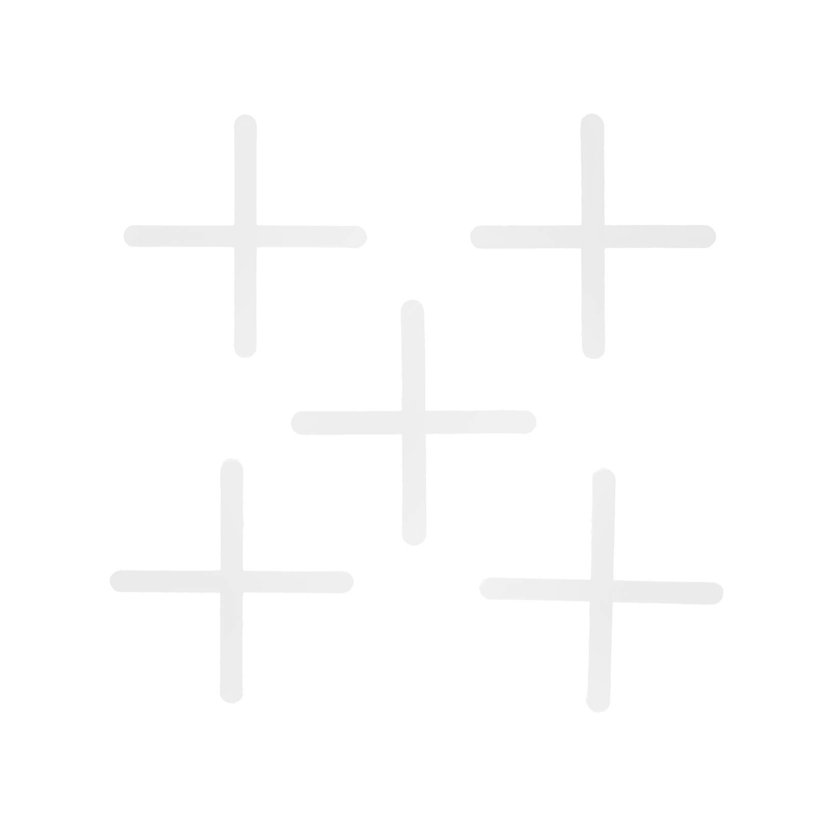 Крестики, 2.0 мм, для кладки плитки, 200 шт Matrix