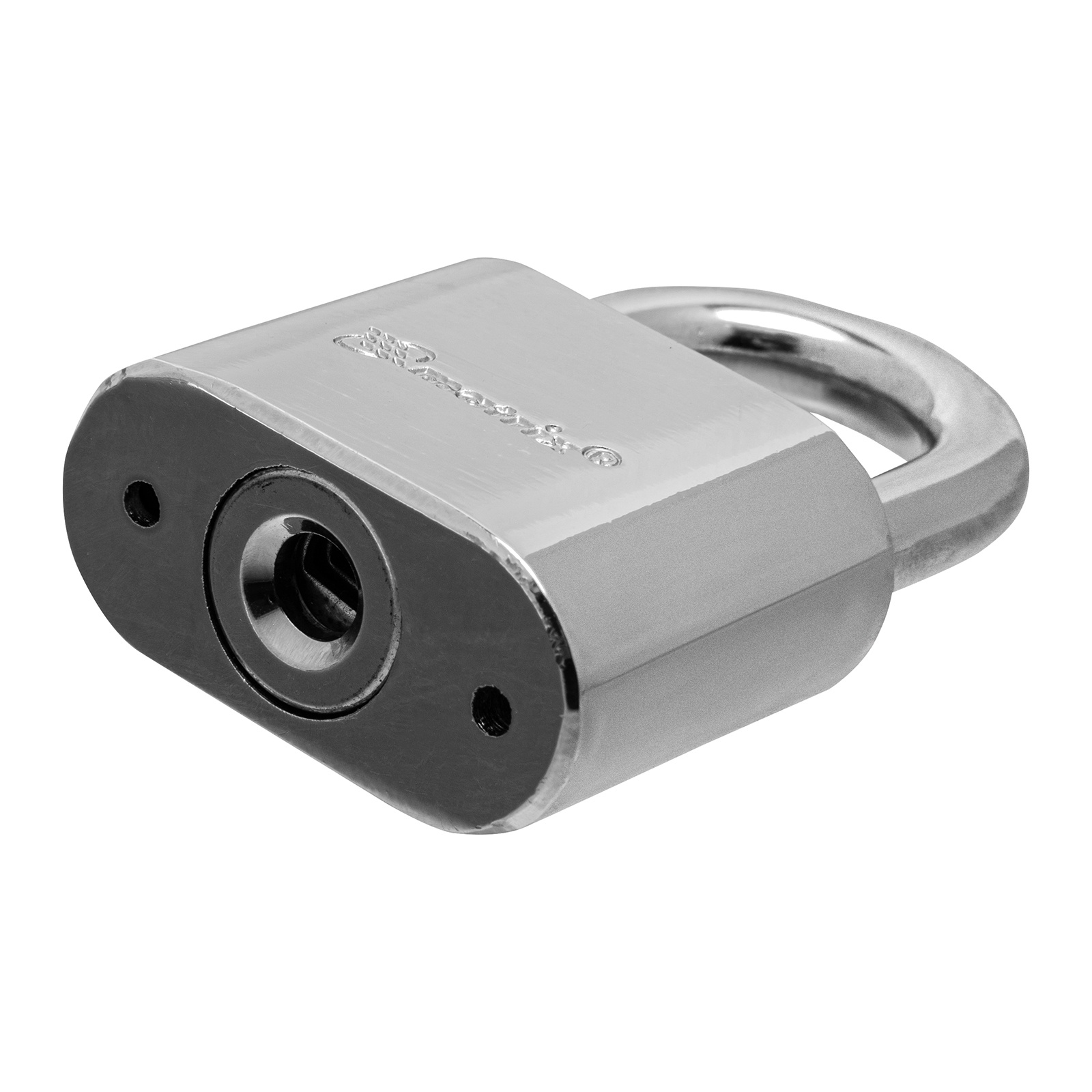 Замок навесной, хромированное покрытие 40 мм Matrix