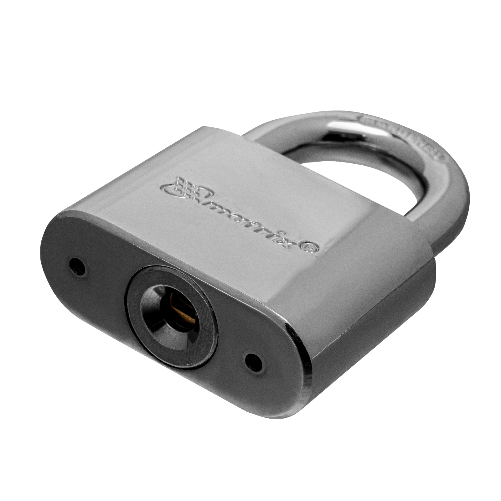 Замок навесной, хромированное покрытие 50 мм Matrix