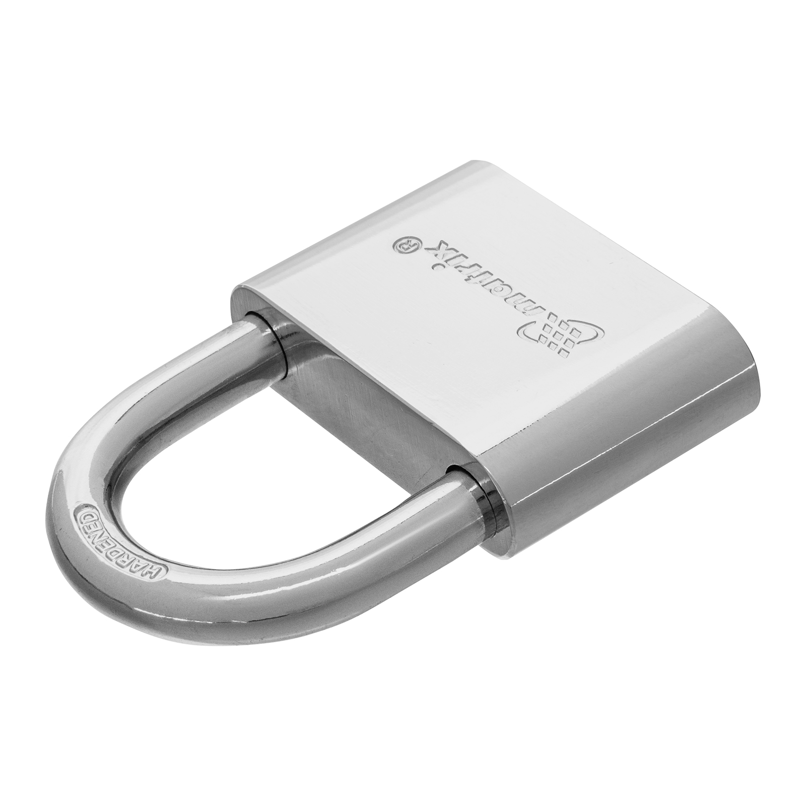 Замок навесной, хромированное покрытие 70 мм Matrix