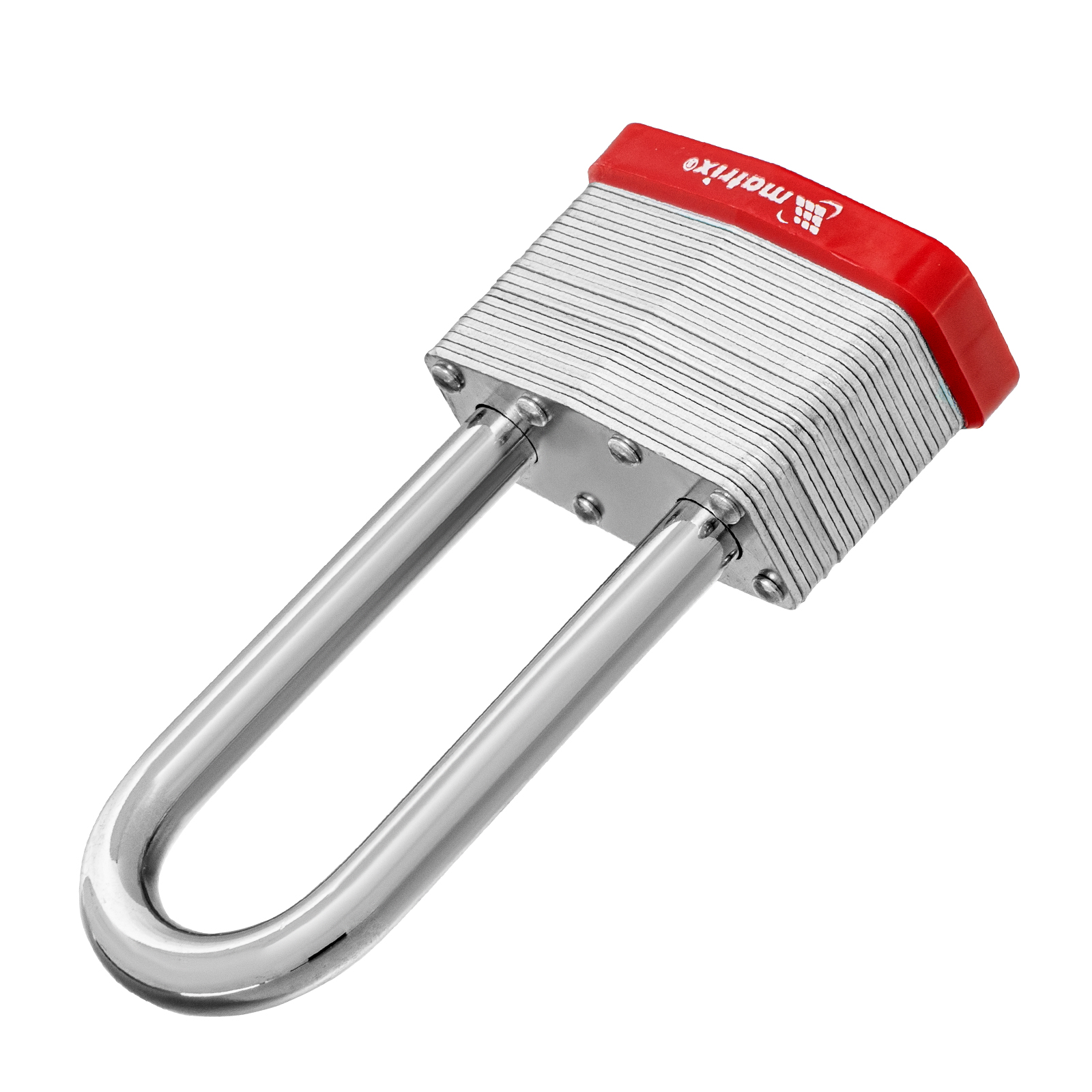 Замок навесной, 65 мм, удлиненная дужка Matrix