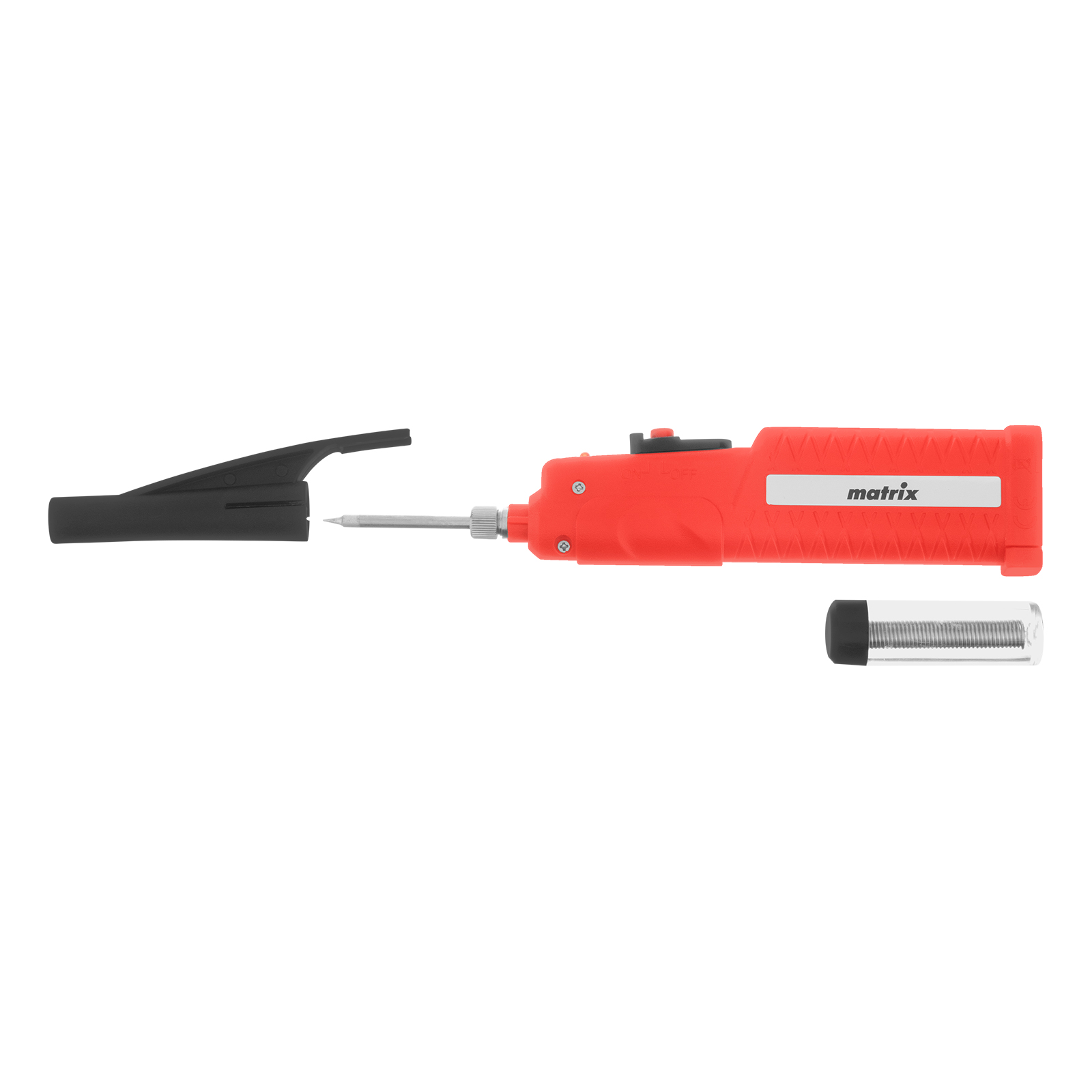 Паяльник беспроводной 4.5 В, 8 Вт, 350°С, припой 10 г, работа от элементов питания 3хАА Matrix