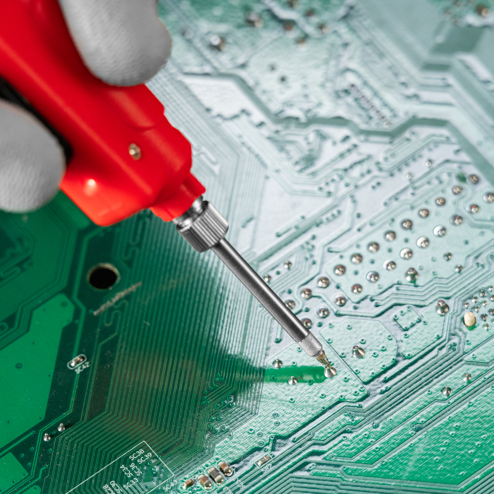 Паяльник беспроводной 4.5 В, 8 Вт, 350°С, припой 10 г, работа от элементов питания 3хАА Matrix