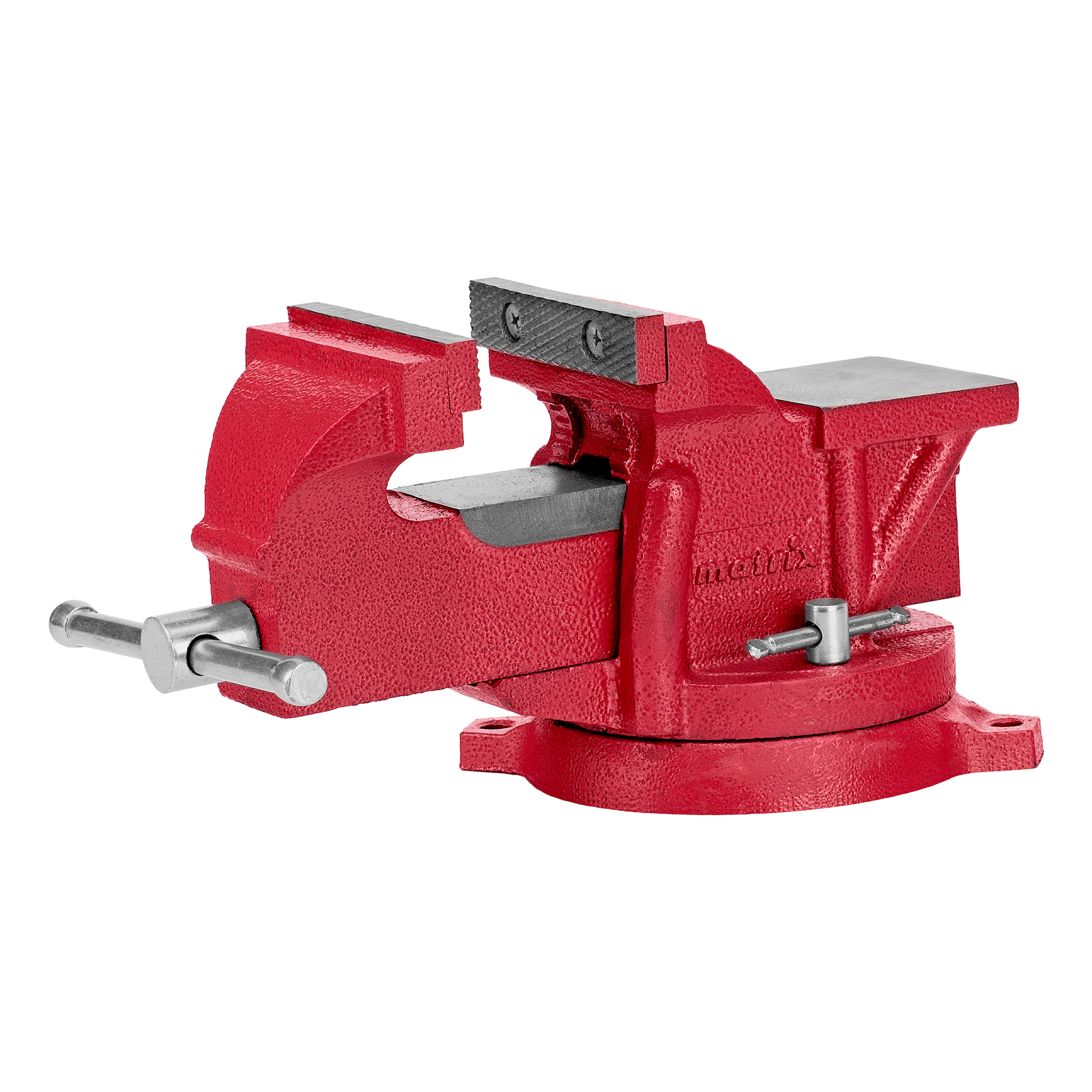 Тиски слесарные, 100 мм, поворотные, с наковальней Matrix