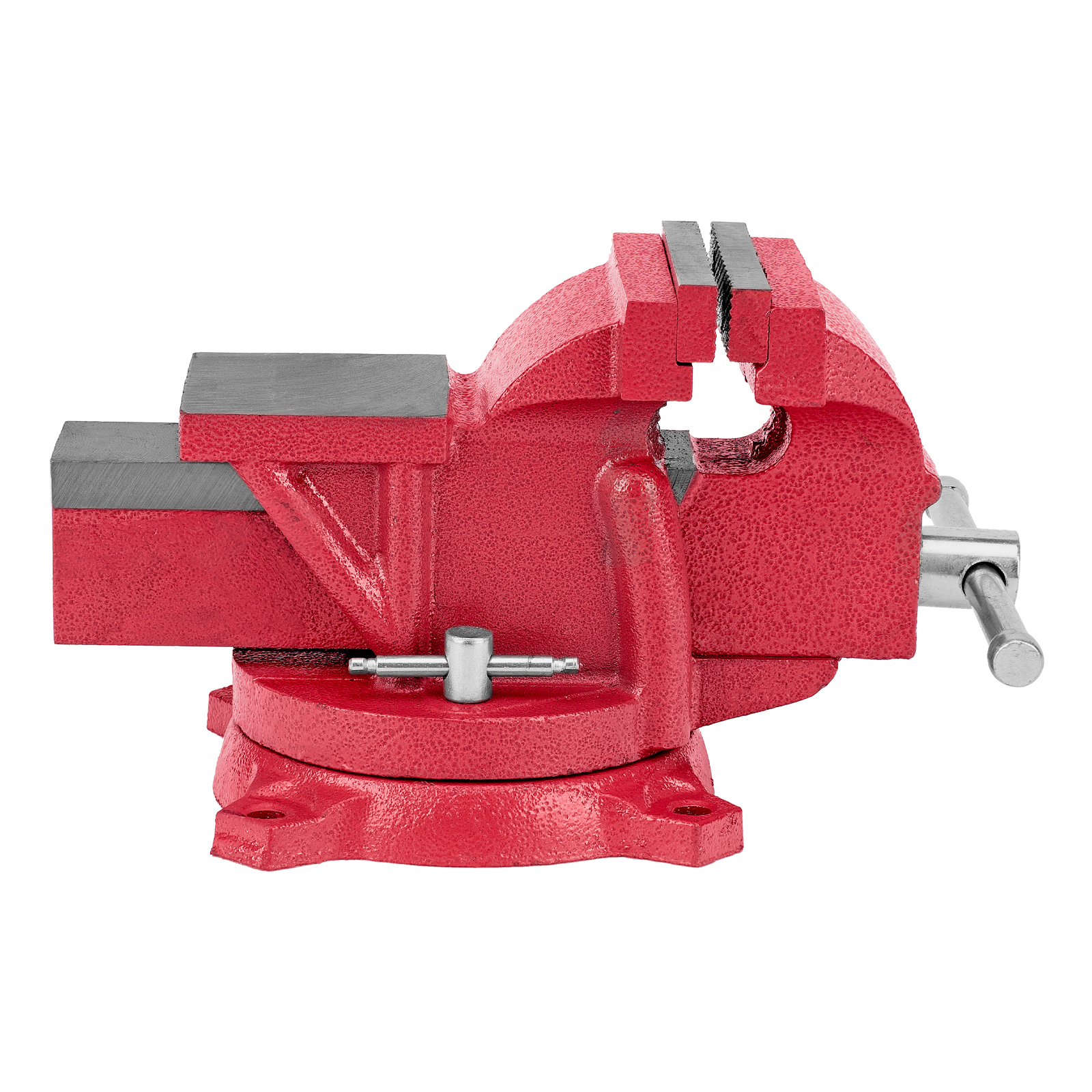 Тиски слесарные, 100 мм, поворотные, с наковальней Matrix