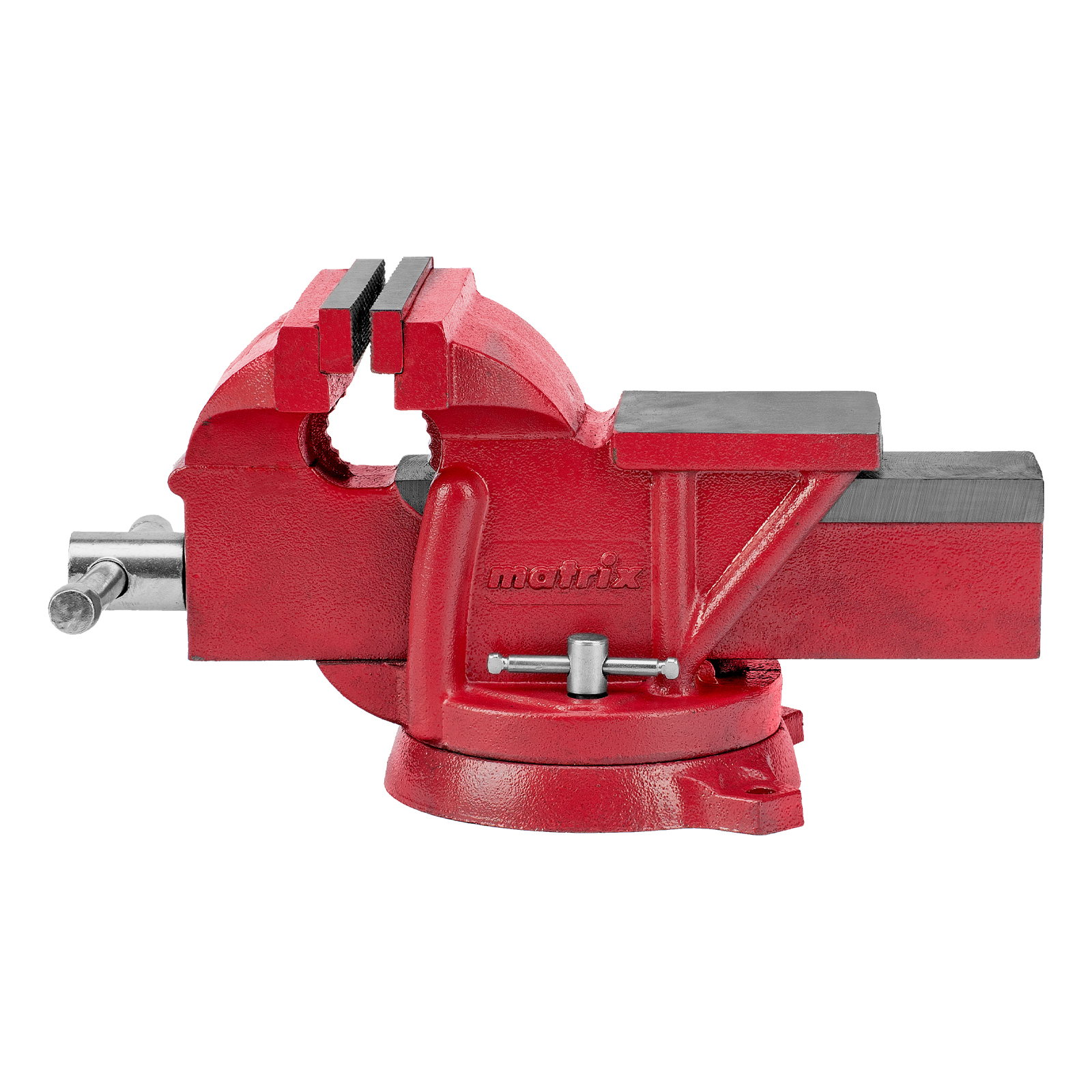 Тиски слесарные, 125 мм, поворотные, с наковальней Matrix