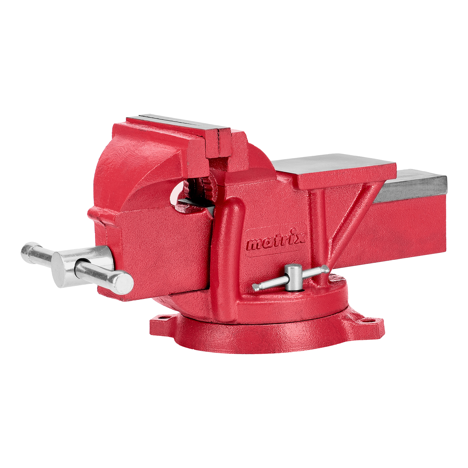 Тиски слесарные, 125 мм, поворотные, с наковальней Matrix