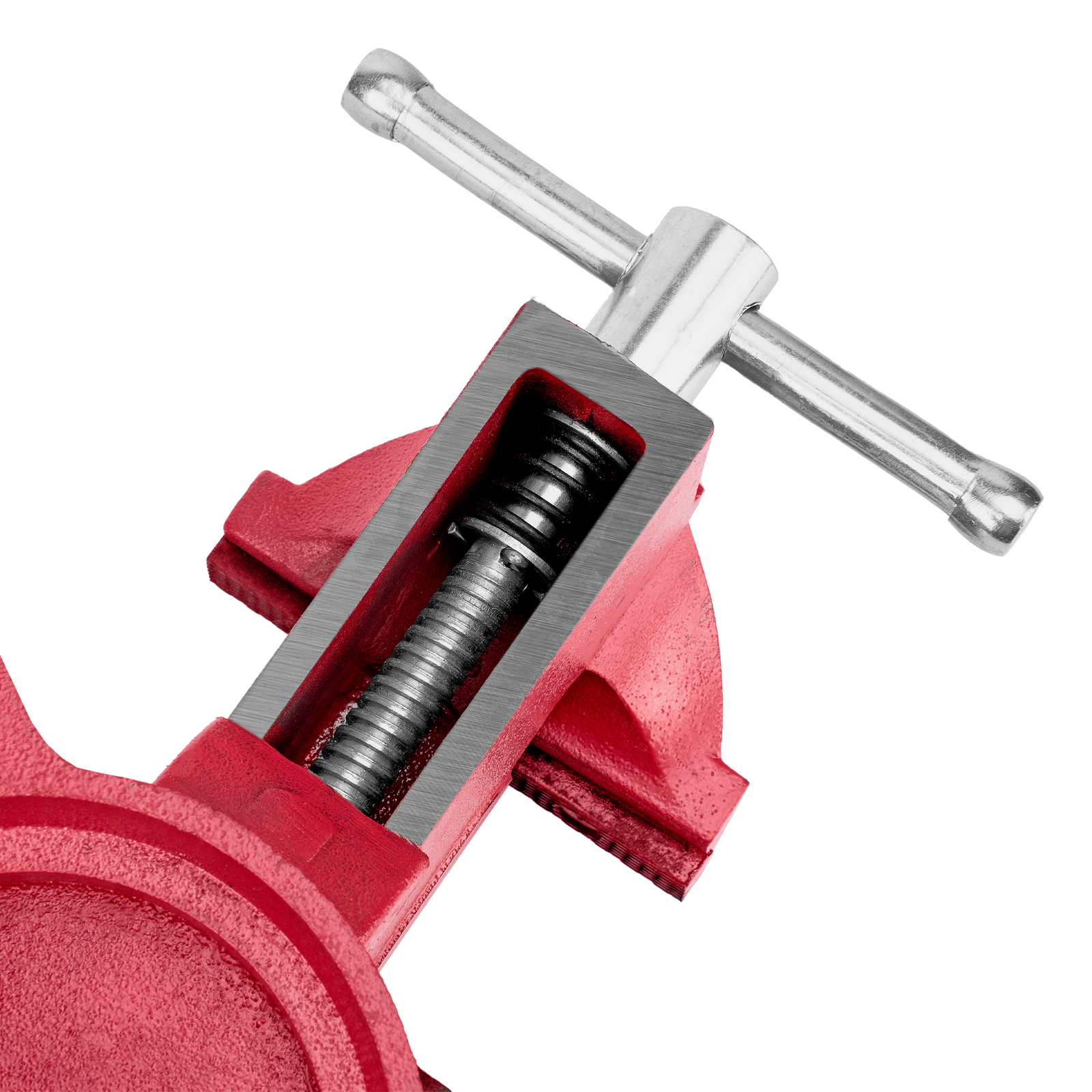 Тиски слесарные, 125 мм, поворотные, с наковальней Matrix