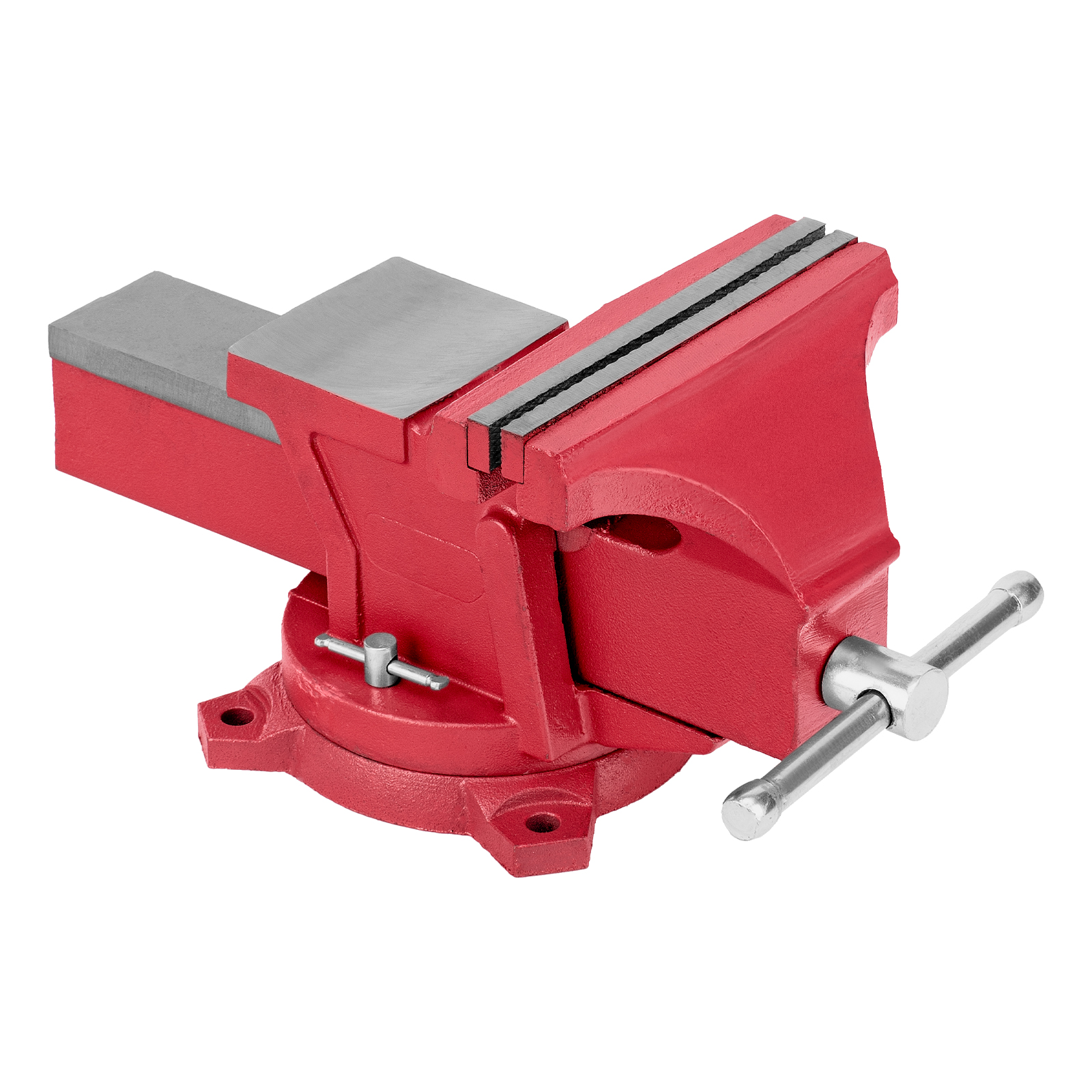 Тиски слесарные, 200 мм, поворотные, с наковальней Matrix