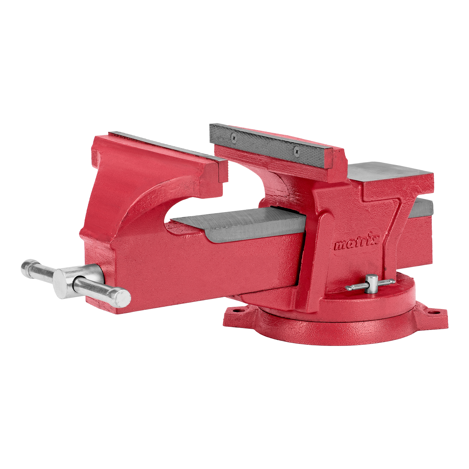 Тиски слесарные, 200 мм, поворотные, с наковальней Matrix