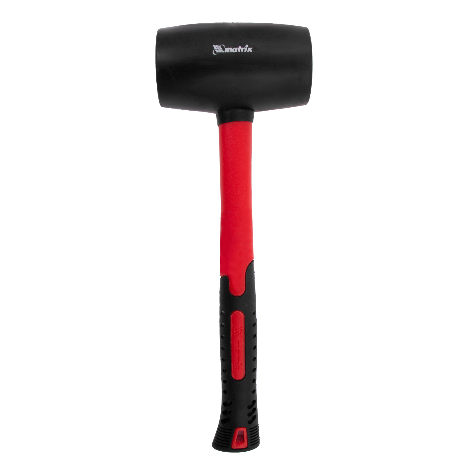 Киянка резиновая, 910 г, черная резина, фибергласовая рукоятка Matrix