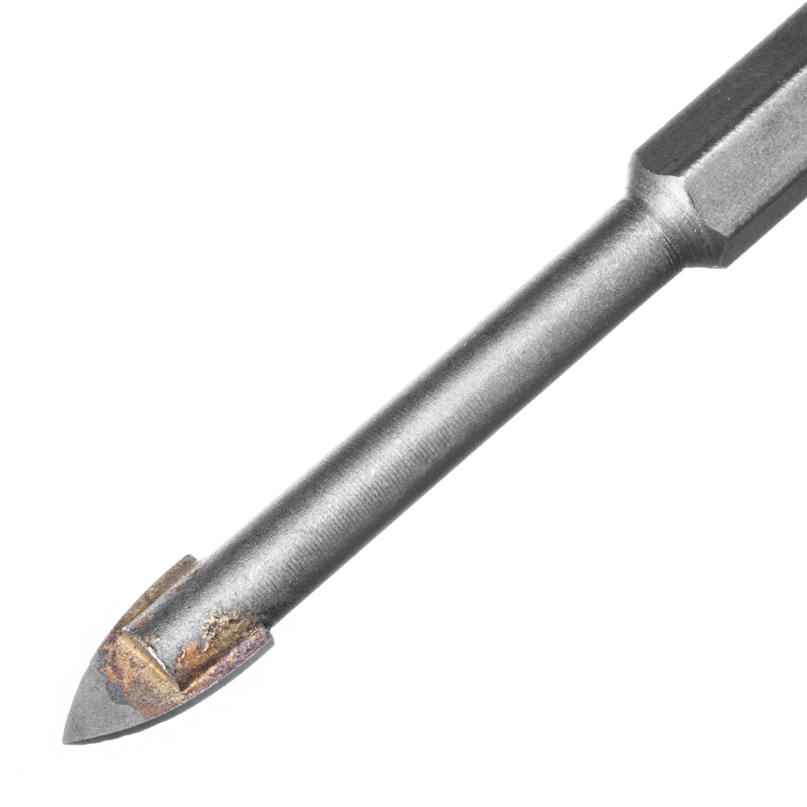 Сверло по керамической плитке и стеклу, 6 мм, шестигранный хвостовик Matrix