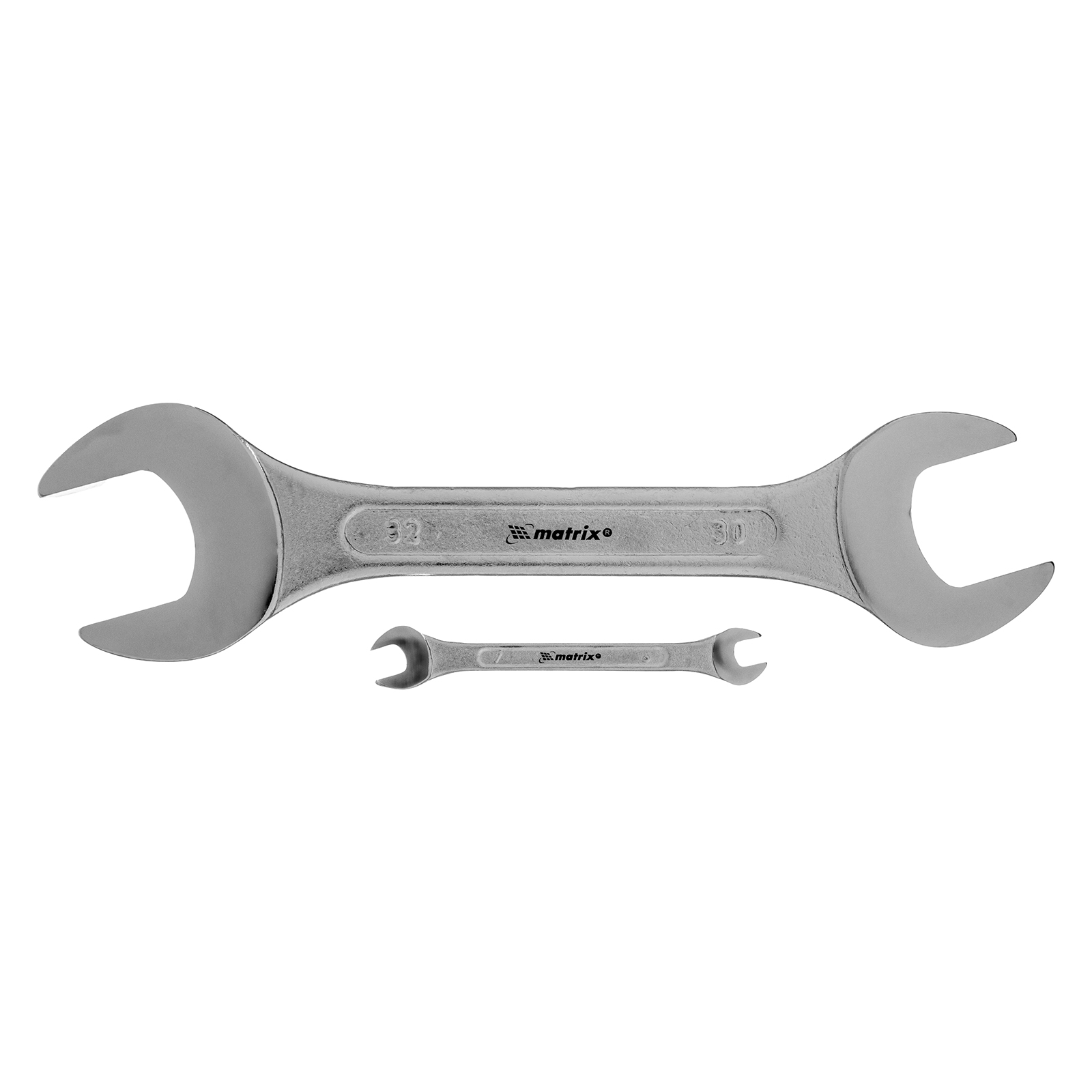 Набор ключей рожковых, 6 х 32 мм, 12 шт., CrV, хромированные Matrix