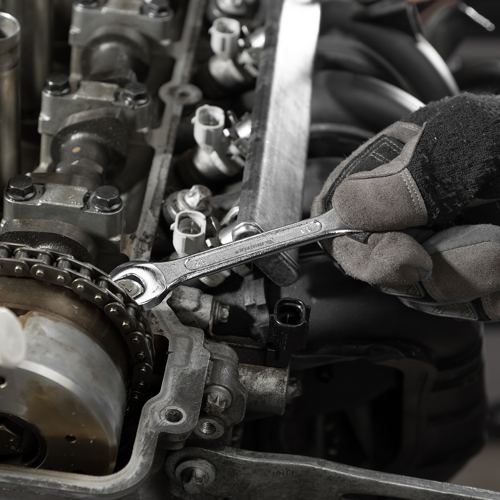 Набор ключей рожковых, 6 х 32 мм, 12 шт., CrV, хромированные Matrix